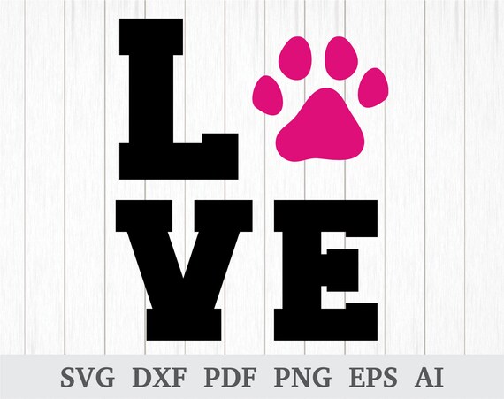 Free Free 103 Love Paw Svg SVG PNG EPS DXF File