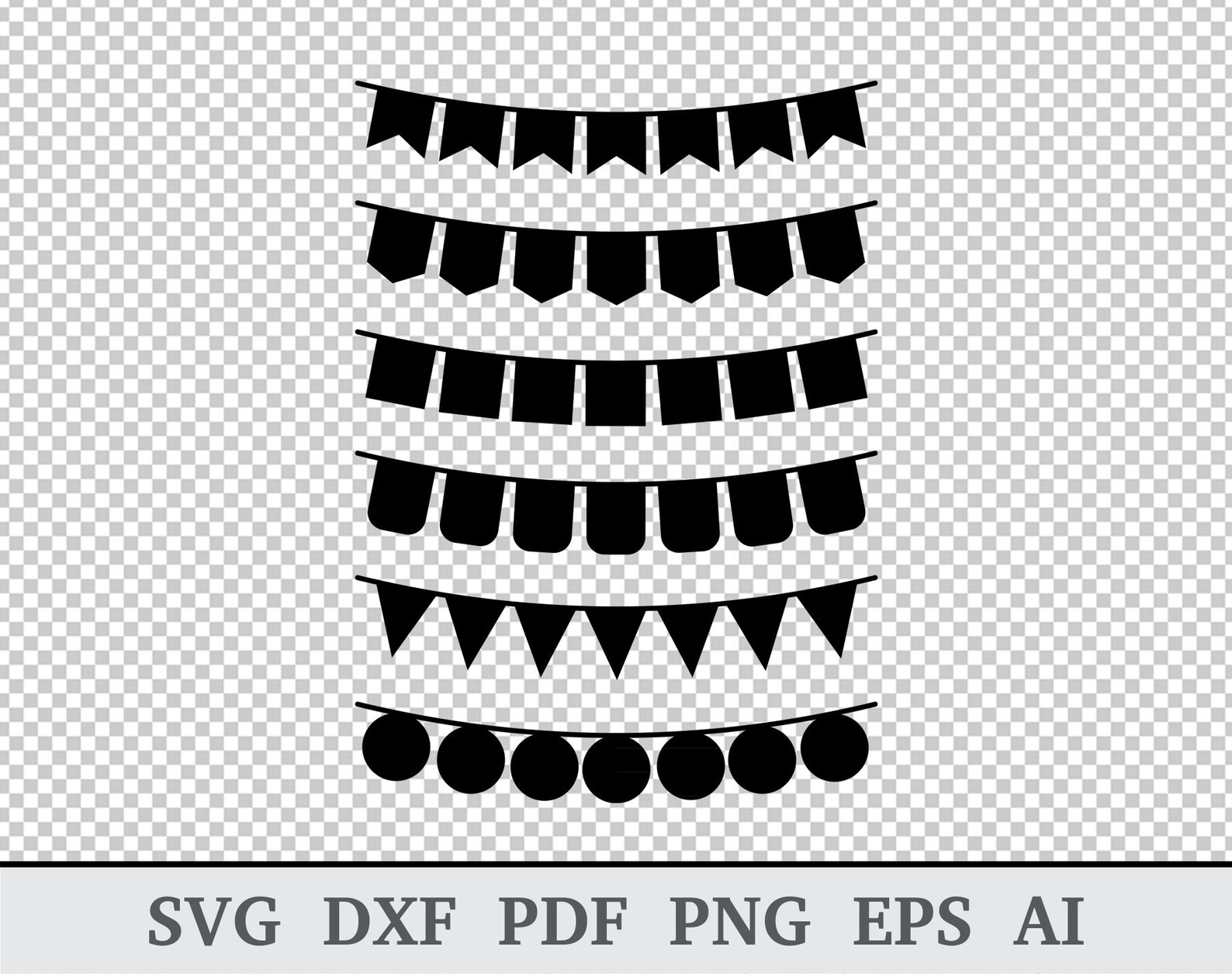 Bunting SVG Bunting Banner Svg Banners Svg Bunting Banner Etsy UK