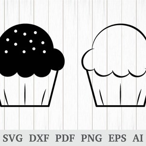 Muffin svg, Cup Cake svg, Cupcake Svg,  Bake Svgs, Baking SVG, Baker svg, Cupcake clipart,Cupcake PNG, cricut, silhouette