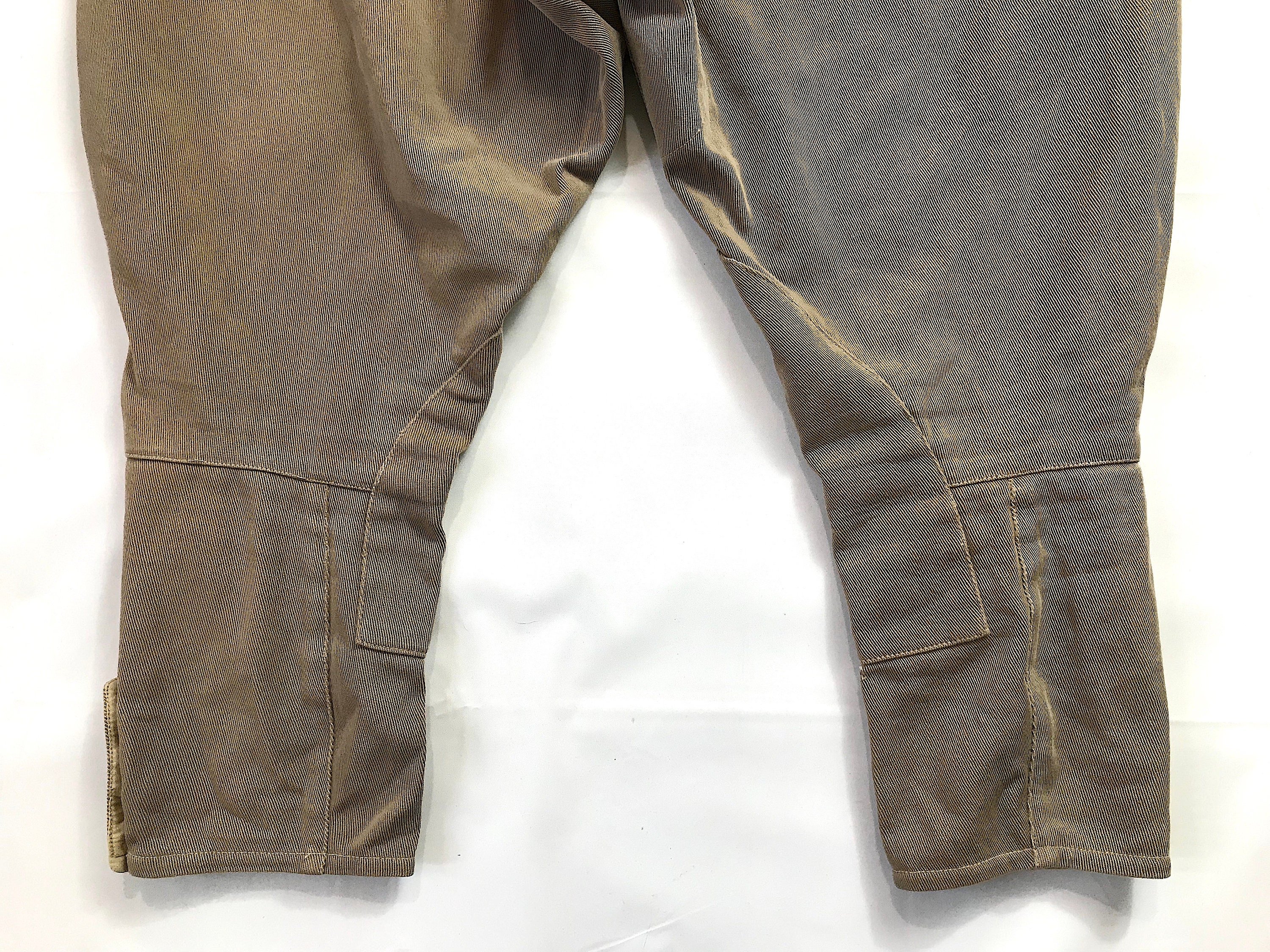 Vintage 70's Twill Jodhpurs Breeches Riding Button Fly Pants