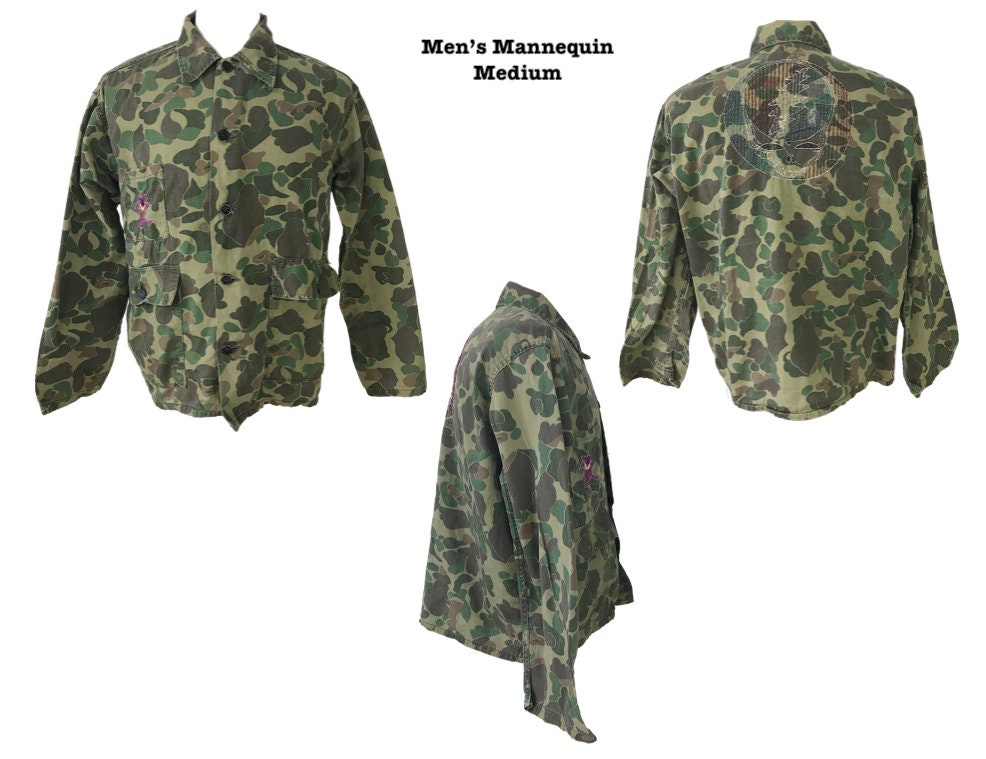 VTG 50's Kamo Duck Hunting Frogskin Camo Field Jacket 13