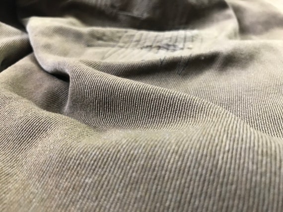 Vintage 30's Japanese Distressed Wool Cotton Blen… - image 3