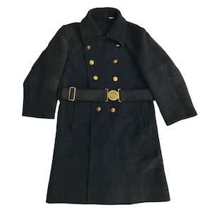 Vintage 40&#39;s Japanese Boro Indigo Firefighter Sashiko-Woven Coat Jacket (VW-70)