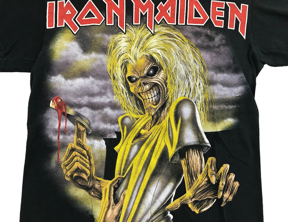 90sビンテージIRON MAIDEN Tシャツ Vintage 90's Iron Maiden T-shirt - Etsy