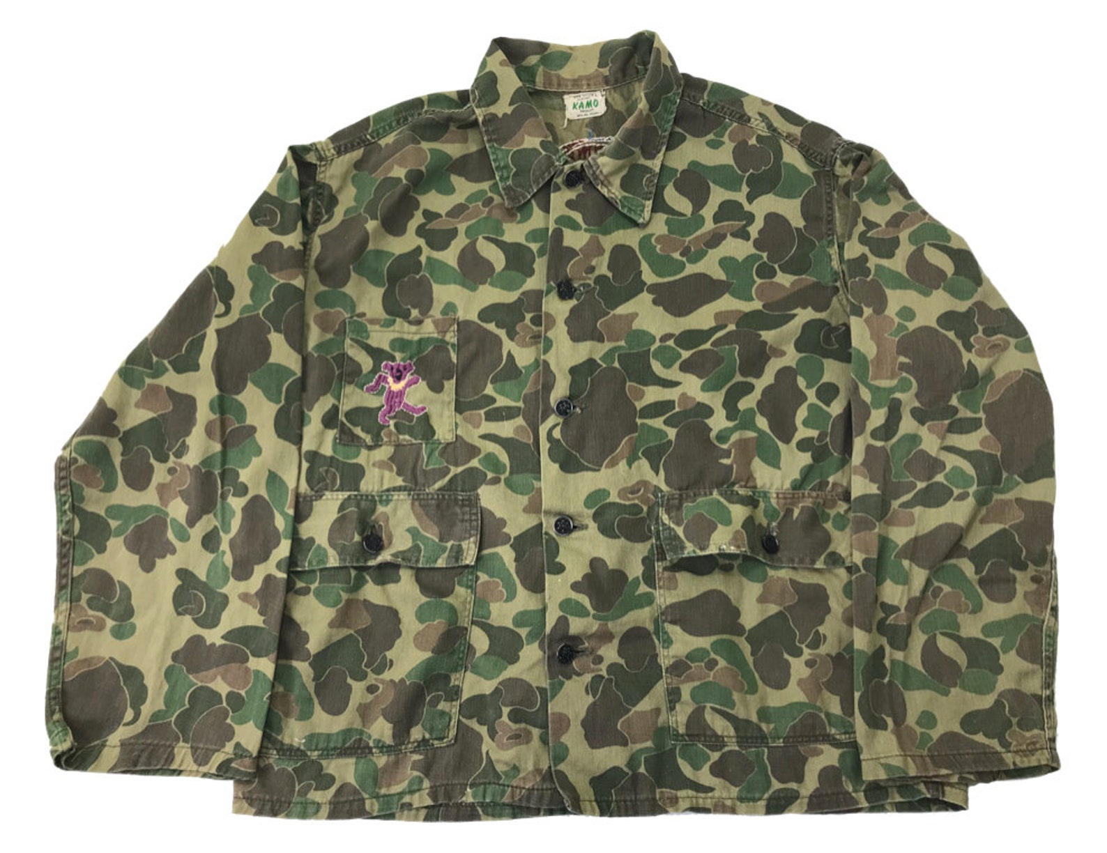 VTG 50's Kamo Duck Hunting Frogskin Camo Field Jacket 13 Etsy