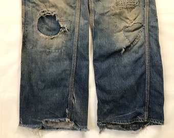 トップス SUNSEA Used Denim Patch Sweat/3 SUNSEA Used Denim Patch Sweat/3 メンズ