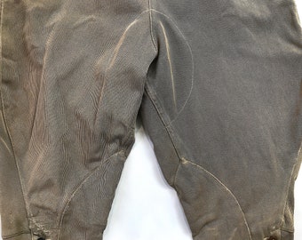 Vintage 70's Twill Jodhpurs Breeches Riding Button Fly Pants