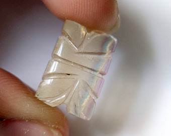 レインボーフローライト宝石ペア、花の彫刻フローライト石、フローライト彫刻宝石、卸売彫刻宝石ペア