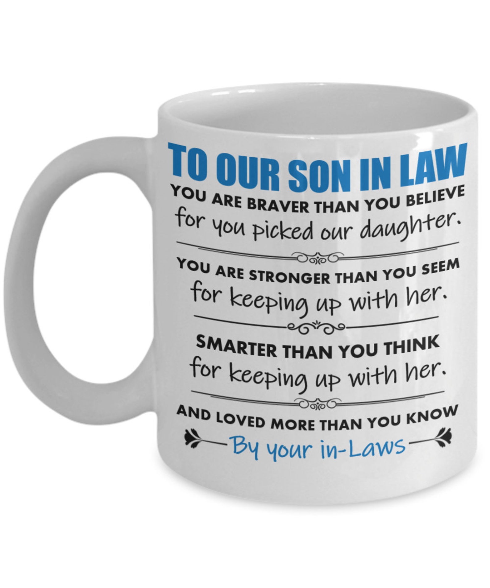 Funny Son in Law Gift Son in Law Mug Soninlaw Coffee Mug Etsy