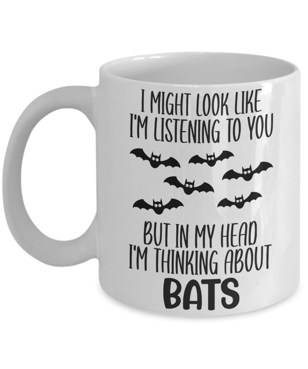 Funny Bats Gift Cute Bats Coffee Mug Bats Lover Gift Etsy
