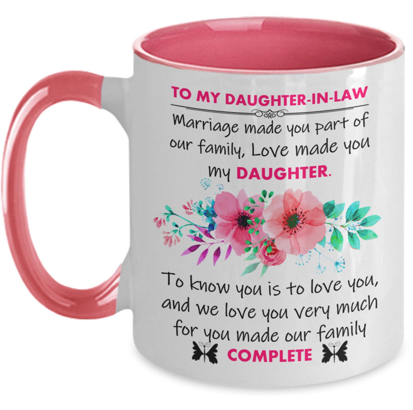 DaughterinLaw Gift Daughter in Law Mug To My Dear Etsy