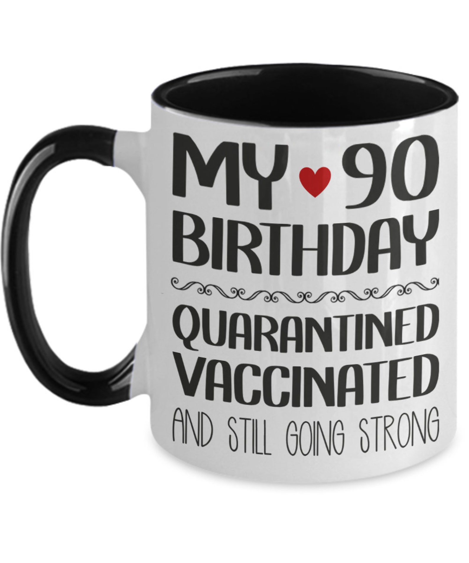 Funny 90th Birthday Gift Wife Husband 90 Birthday Coffee