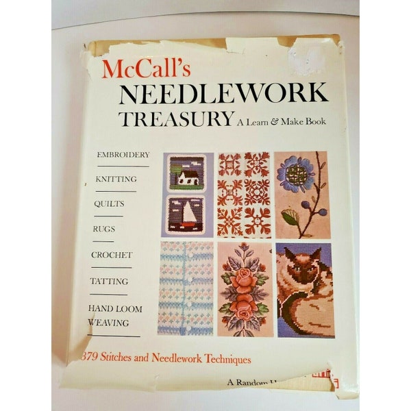 McCalls Needlework Treasury A Learn Make Book 379 Stitches Needlework Techniques