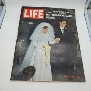 Life Magazine April 14 1967 Sharon Percy John D Rockefeller Wedding Britain Oil