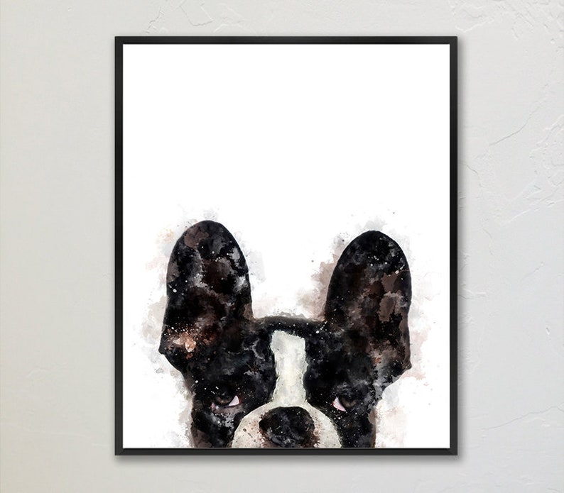 Three puppy dog prints animal nursery art dog decor modern Etsy
