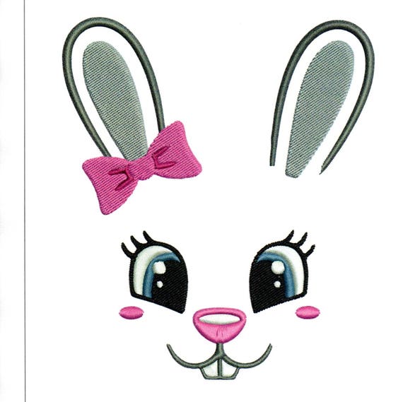 Download Embroidery Designs Bunny Faces Bunny Face Girl Bunny Face ...