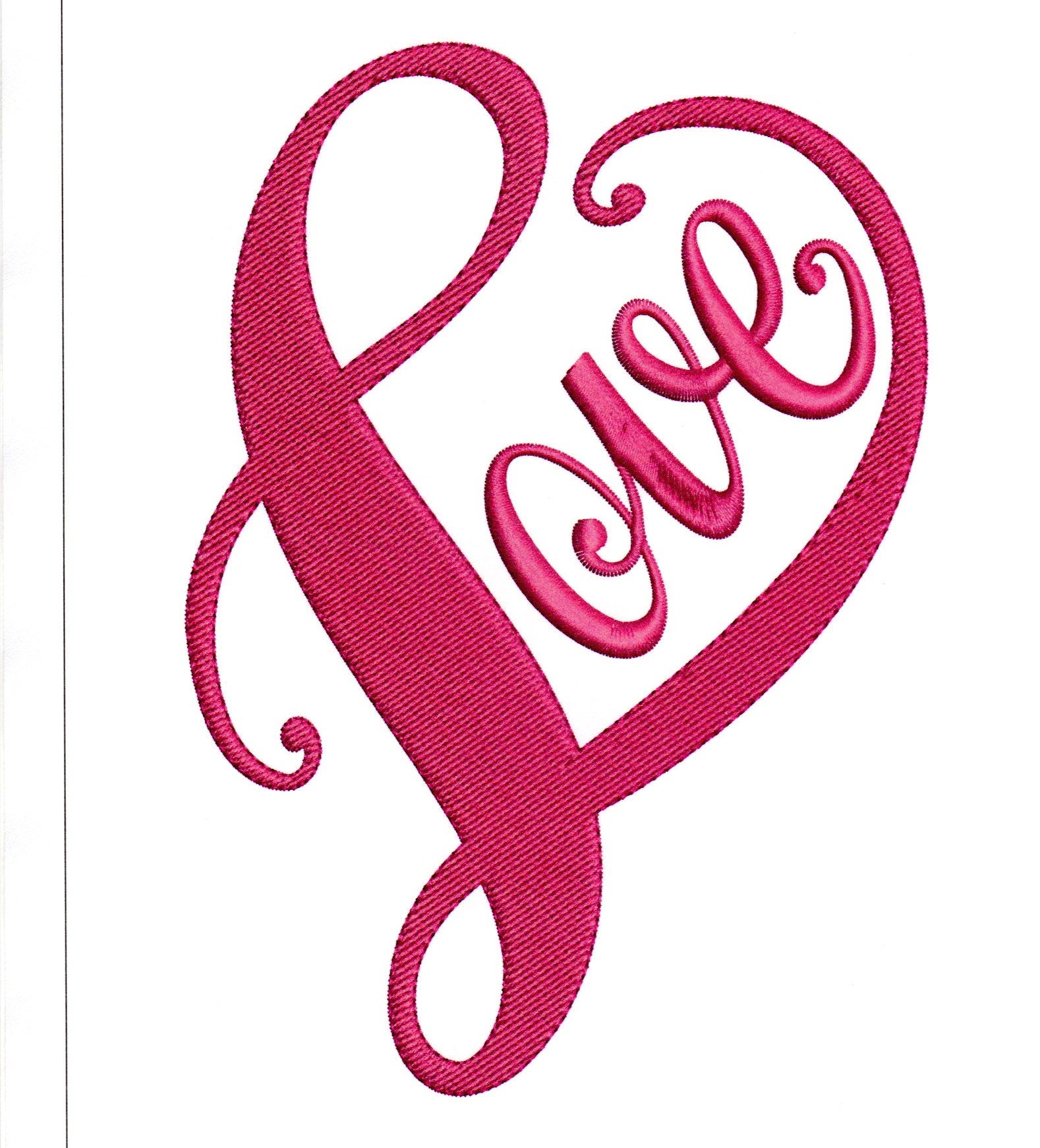 Embroidery designs heart shaped love love word heart  etsy