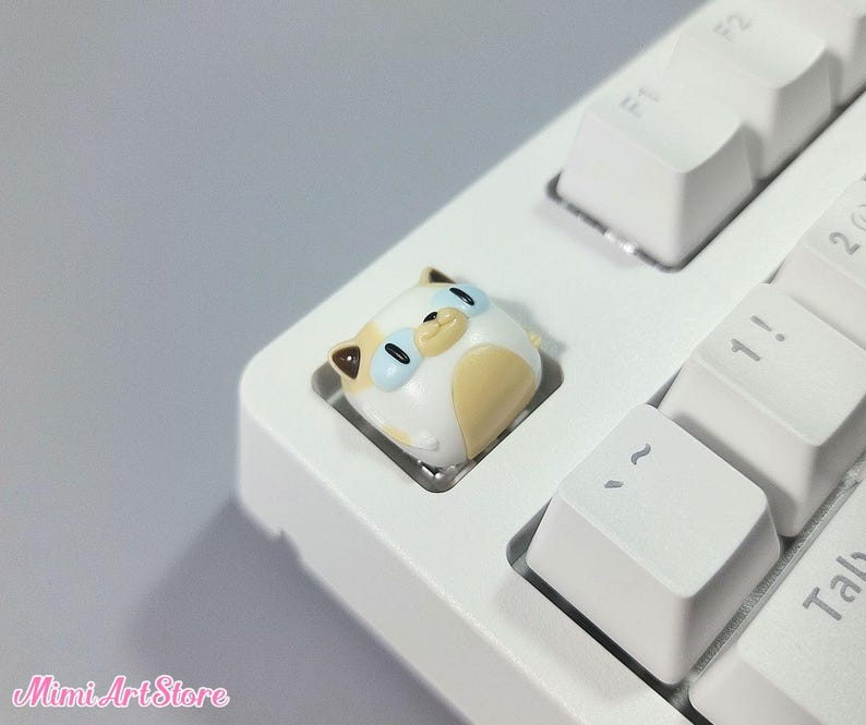 Marceline Keycap. Marcy's Hambo Bear Keycap. Marceline the Vampire Queen Artisan Keycap. Adventure Time Gift. Marceline's Hambo Keycap Gift Cake