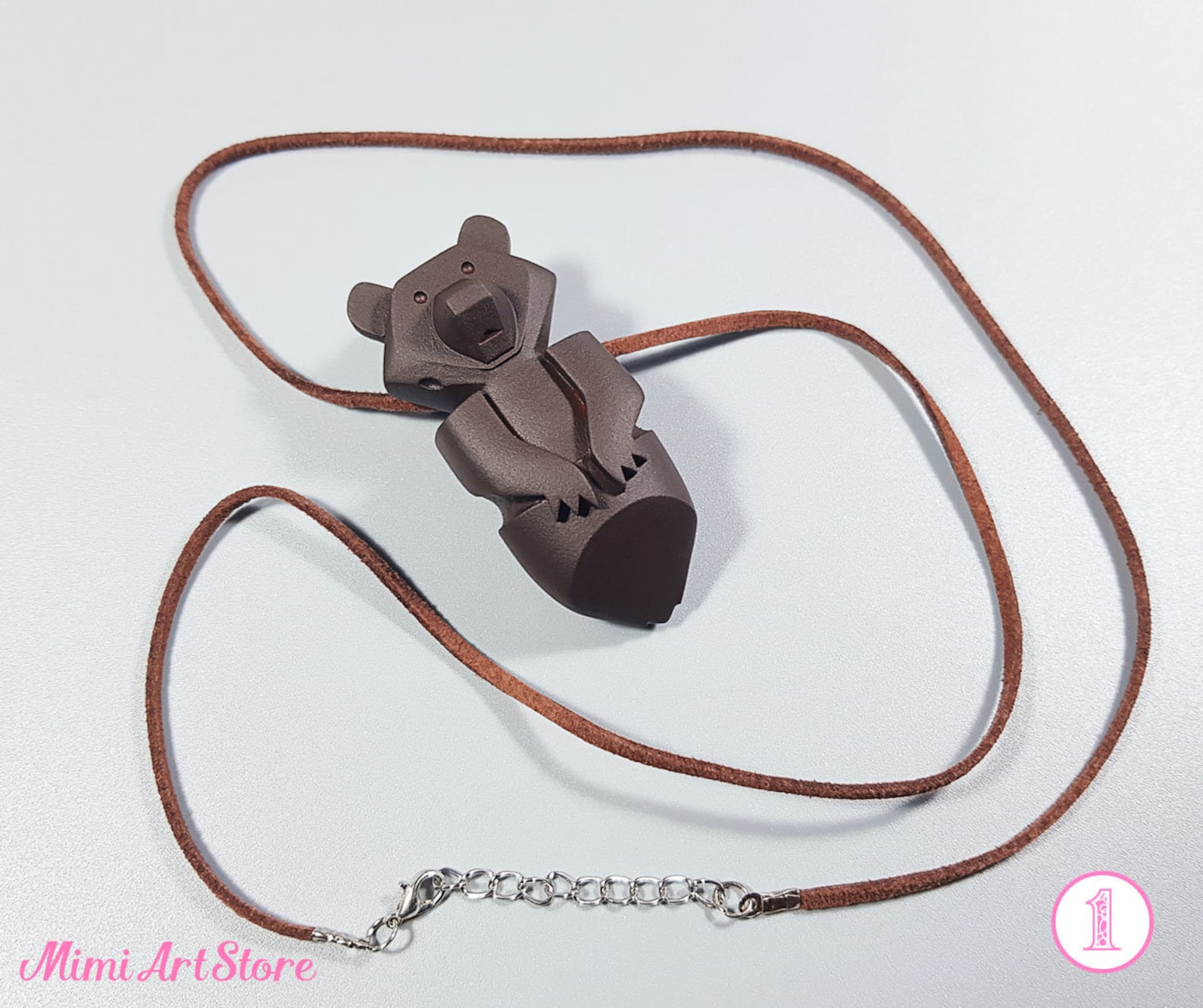 Brother Bear Totem Necklace. Gizzly Bear Necklace. Brother Etsy