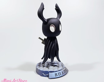 Hollow Knight Shade Figurine. Shade Hollow Knight Figure. Shade Sculpture. Shade Knight Miniature. Gamer Gift. The Shade Christmas Geek Gift