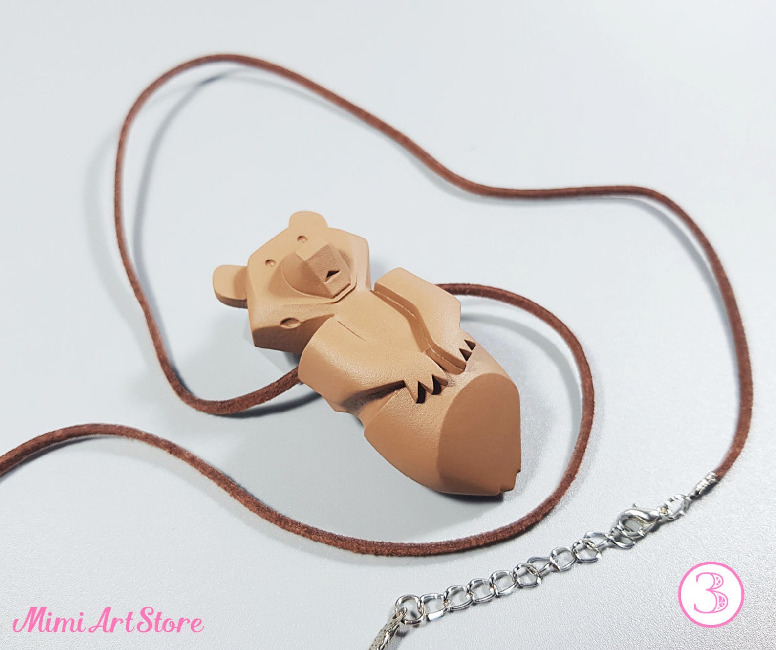 Brother Bear Totem Necklace. Gizzly Bear Necklace. Brother Etsy