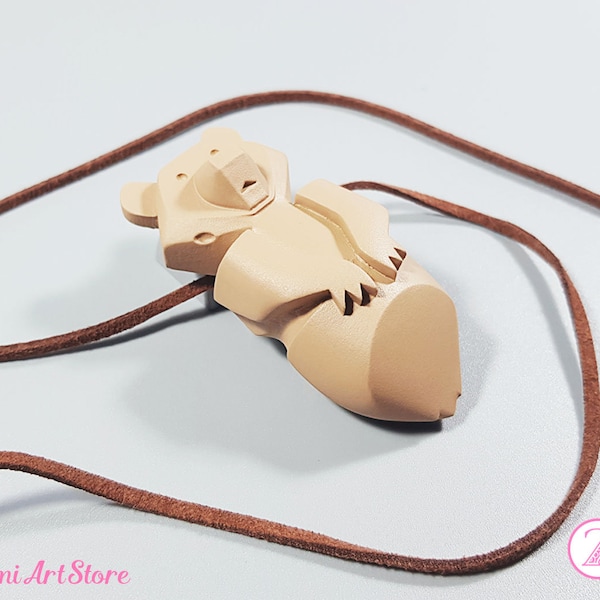 Brother Bear Totem Necklace. Brother Bear Totem Pendant Necklace. Bear Totem of Love Necklace. Animal Spirit Totem. Bear Lover Gift Necklace