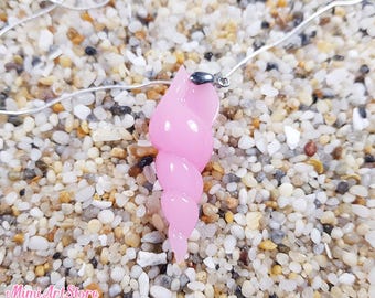 Stardew Valley zeemeerminhanger ketting. Roze Stardew Valley zeemeerminnenhanger. Stardew Valley-verlovingscadeau. Stardew Valley-cadeau voor haar