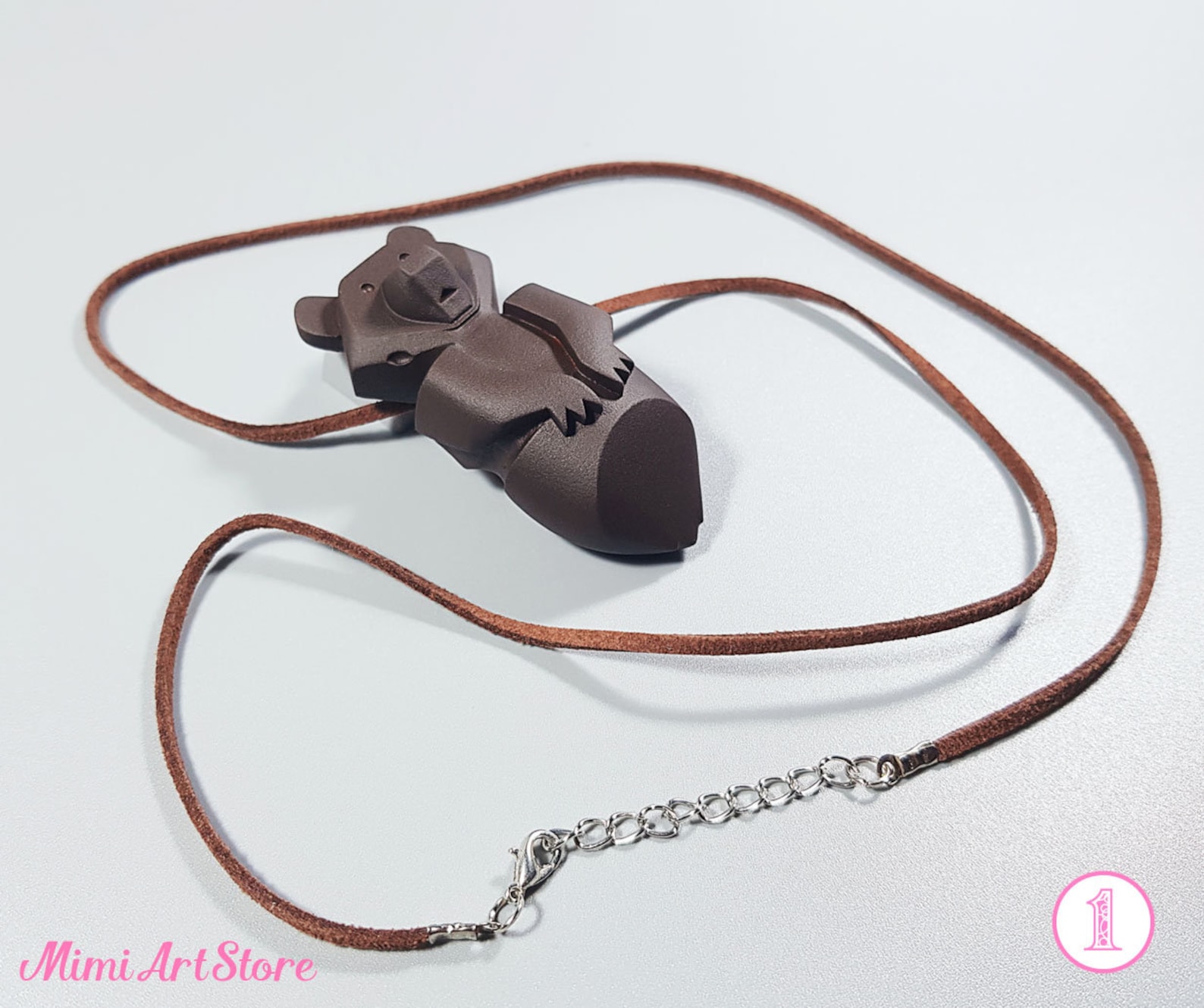 Brother Bear Totem Necklace. Gizzly Bear Necklace. Brother Etsy