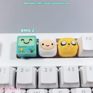 Marceline Keycap. Marcy's Hambo Bear Keycap. Marceline the Vampire Queen Artisan Keycap. Adventure Time Gift. Marceline's Hambo Keycap Gift BMO 2 & Finn & Jake