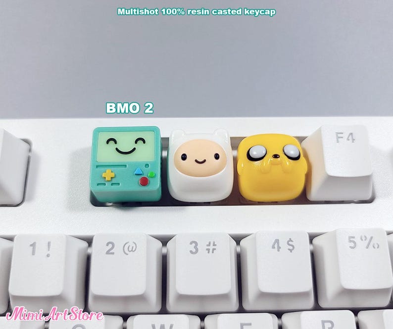 Marceline Keycap. Marcy's Hambo Bear Keycap. Marceline the Vampire Queen Artisan Keycap. Adventure Time Gift. Marceline's Hambo Keycap Gift BMO 2 & Finn & Jake
