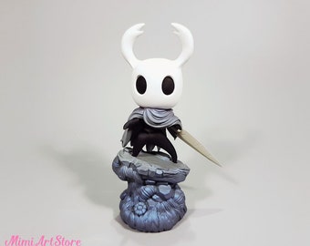 Hollow Knight Figure. Hollow Knight Figurine. Hollow Knight Sculpture. Hollow Knight Miniature. Gamer Gift. The Knight Christmas Geek Gifts