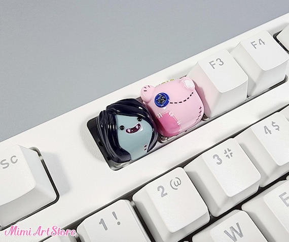 Marceline Keycap. Marcy's Hambo Bear Keycap. Marceline the Vampire Queen Artisan Keycap. Adventure Time Gift. Marceline's Hambo Keycap Gift