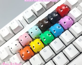 Stardew Valley Junimo Keycap. Stardew Junimo Artisan Keycap. Stardew Valley-presenter. Present till henne. Gamer-present. Nördiga presenter till honom. Nördiga presenter