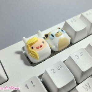 Marceline Keycap. Marcy's Hambo Bear Keycap. Marceline the Vampire Queen Artisan Keycap. Adventure Time Gift. Marceline's Hambo Keycap Gift Fionna & Cake
