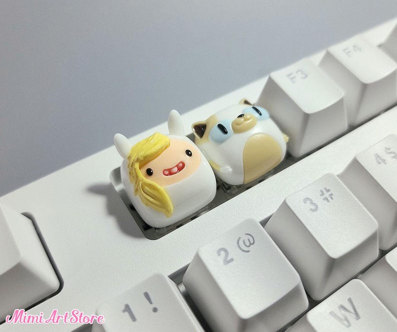 Marceline Keycap. Marcy's Hambo Bear Keycap. Marceline the Vampire Queen Artisan Keycap. Adventure Time Gift. Marceline's Hambo Keycap Gift Fionna & Cake