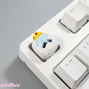 Ice King Artisan Keycap. Adventure Time Ice King Keycap. Simon Petrikov Keycap. Ice Wizard Resin Keycap. Adventure Time Gifts for him