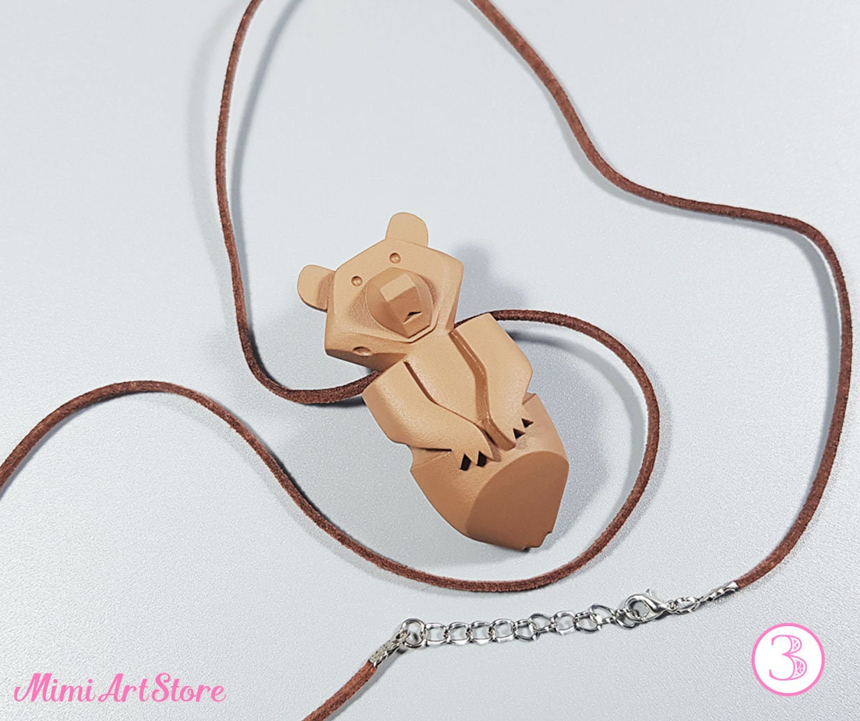 Tony Grizzly Bear Necklace– GOOD AFTER NINE