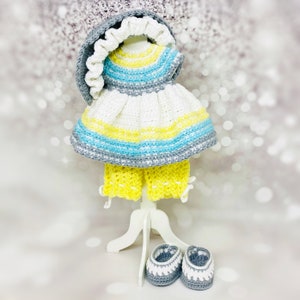 Amigurumi doll clothes pattern, crochet doll outfit, Amigurumi doll clothes, doll dress crochet pattern, crochet baby doll cradle pattern