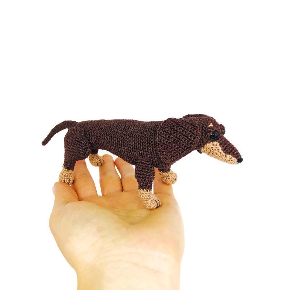 Crochet dachshund pattern Crochet dog pattern Digital Etsy