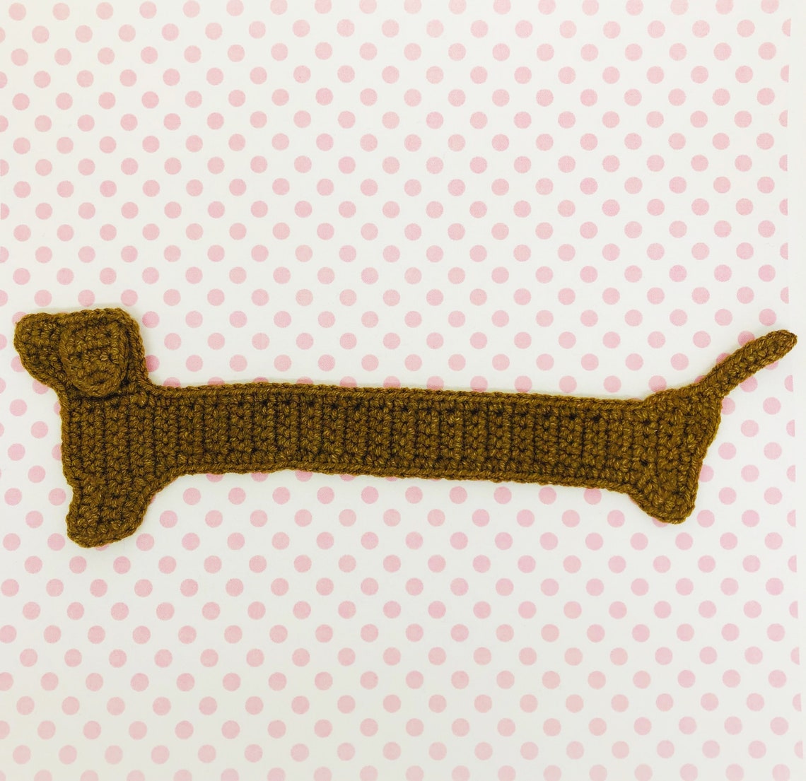 Crochet bookmark Pattern Dachshund bookmark pattern Etsy
