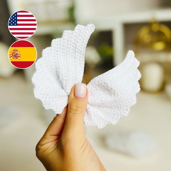 Crochet Angel Wings Pattern, Amigurumi Doll Accessories (PDF Pattern)