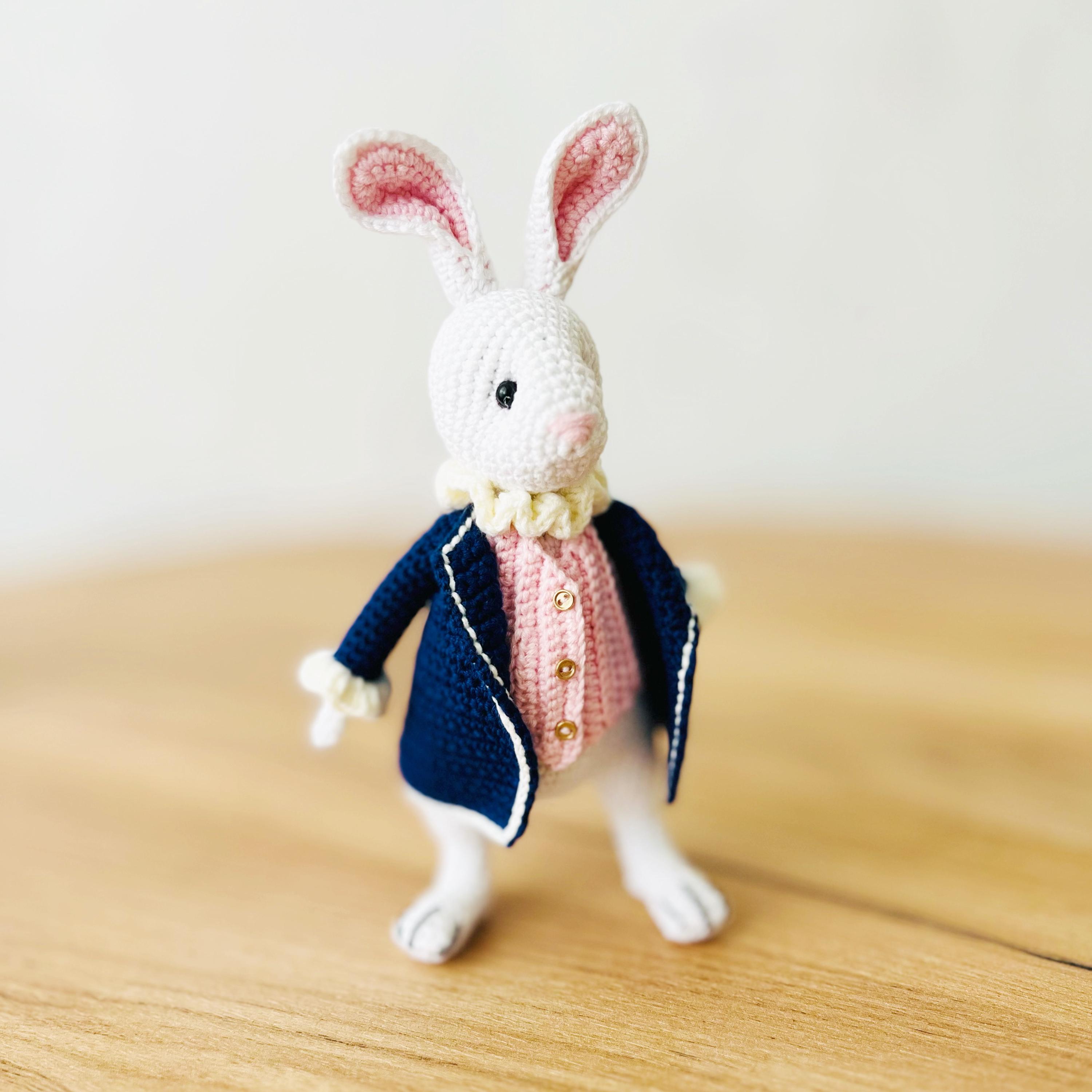 White Rabbit Crochet Pattern, Amigurumi Bunny (PDF Pattern) - Etsy