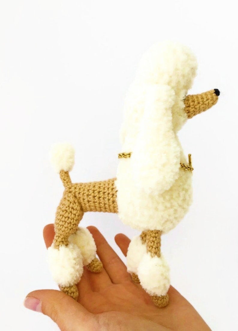 Crochet poodle pattern Amigurumi poodle Etsy