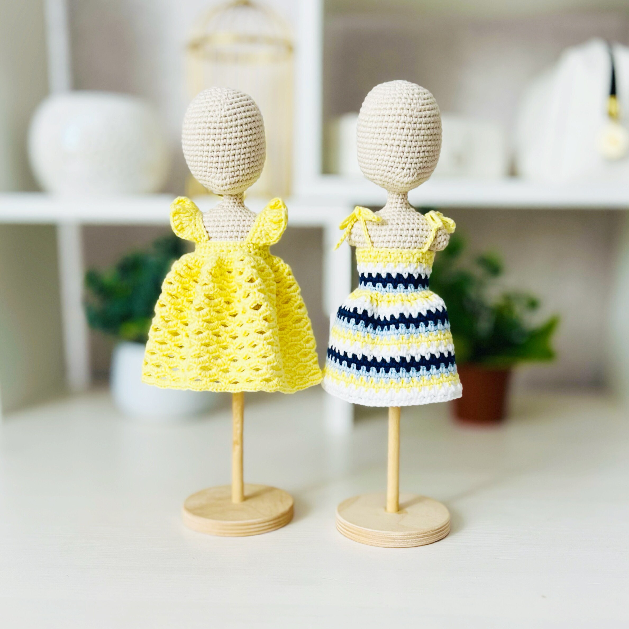 crochet doll dress Crochet doll clothes - dress Frida | Crochet pattern