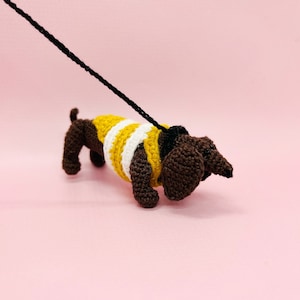 Dackel Häkelmuster, Amigurumi Dackel Muster, Hunde Häkelanleitung, Amigurumi kleiner Hund, Dackel Häkelanleitung