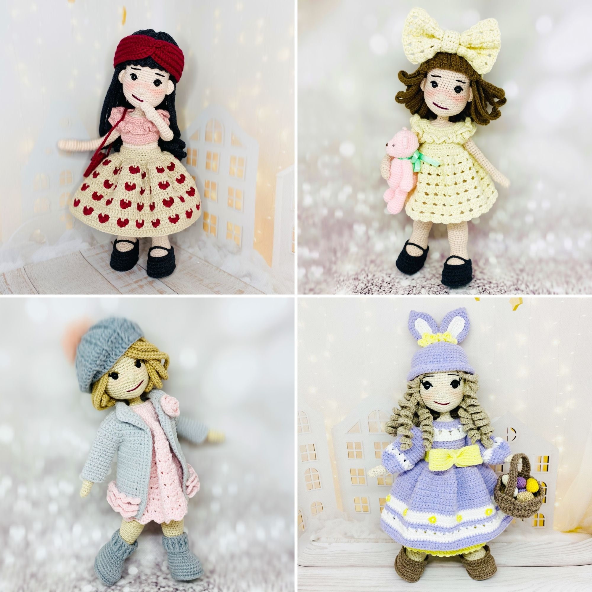 Crochet Doll Pattern Amigurumi Doll Pattern PATTERN BUNDLE - Etsy
