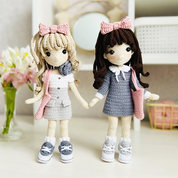 Crochet Doll Pattern Amigurumi Doll Pattern Doll Clothes Crochet