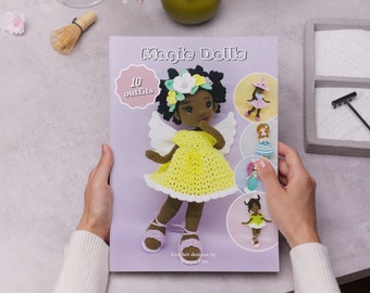 Amigurumi Doll Crochet Pattern, Magic Dolls E-book (PDF)
