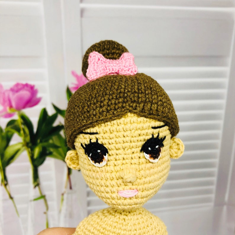 Crochet eyes pattern Amigurumi doll hair pattern crochet Etsy