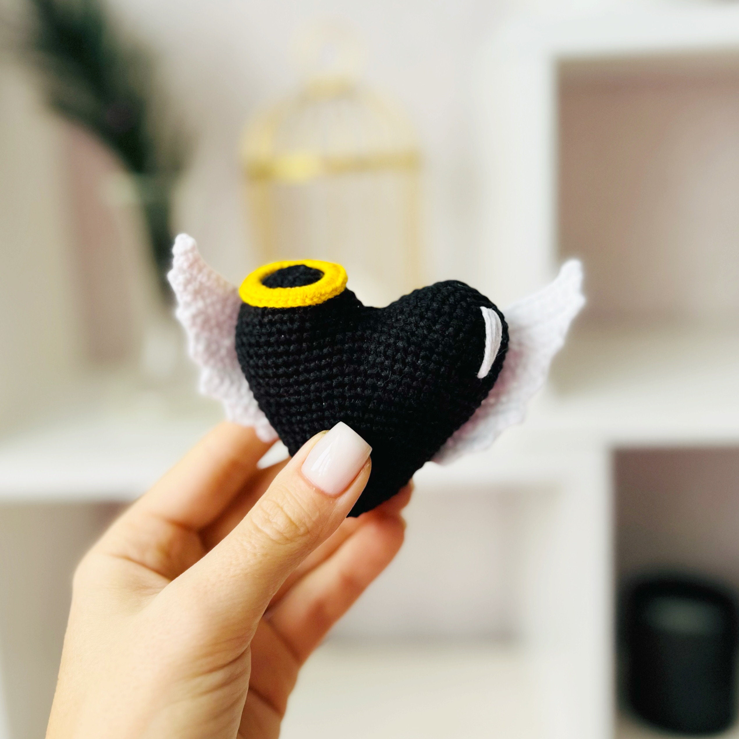 くろみん　ハート　あみぐるみ　オーダーページ くろみん ハート あみぐるみ オーダーページ くろみん様専用 ハート